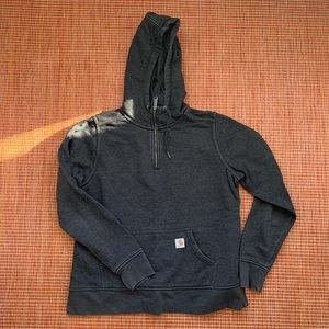 Carhartt quarter zip sweatshirt.